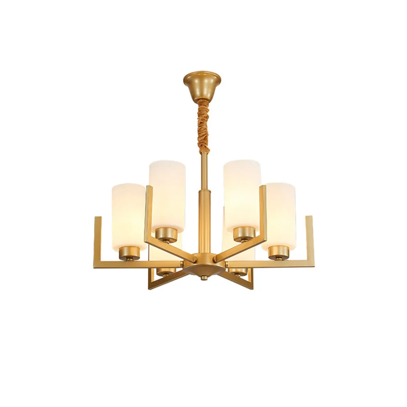 Modern Industrial Metal Chandelier for Living Room Image - 10 | homeyfad