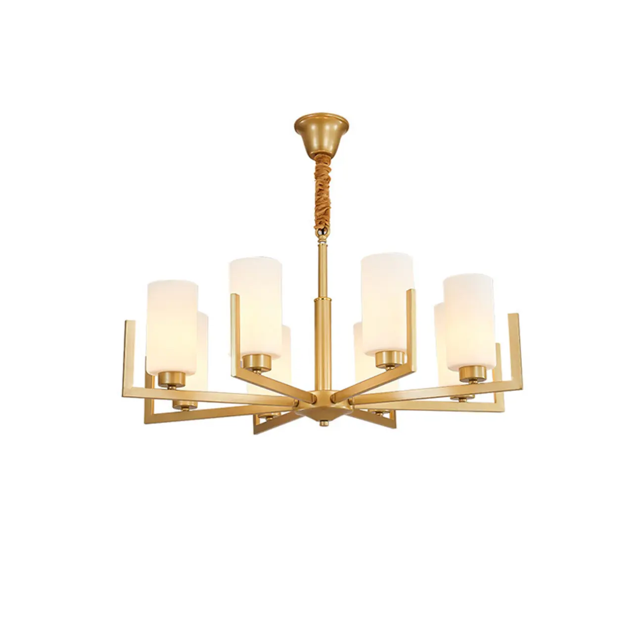 Modern Industrial Metal Chandelier for Living Room Image - 11 | homeyfad