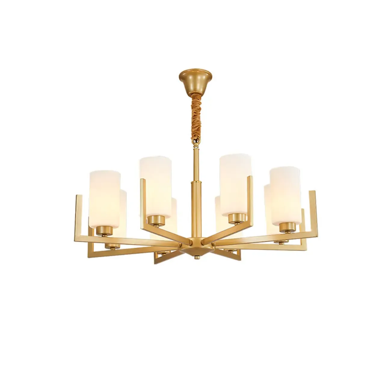 Modern Industrial Metal Chandelier for Living Room Image - 11