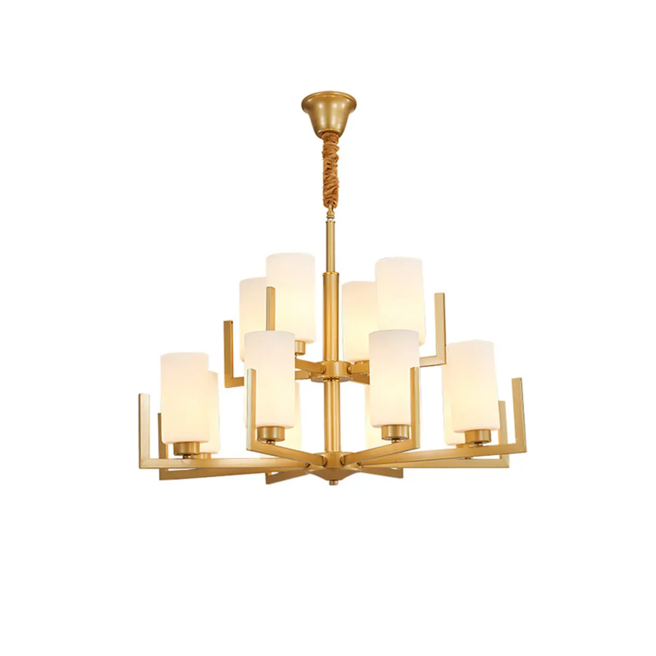 Modern Industrial Metal Chandelier for Living Room Image - 13 | homeyfad