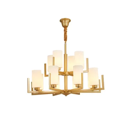 Modern Industrial Metal Chandelier for Living Room Image - 13