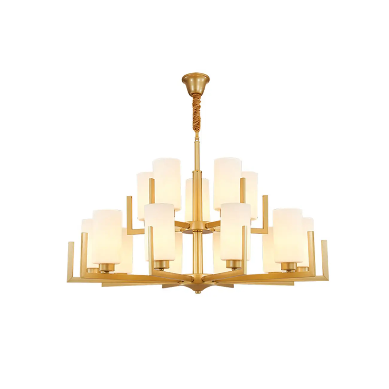 Modern Industrial Metal Chandelier for Living Room Image - 14 | homeyfad