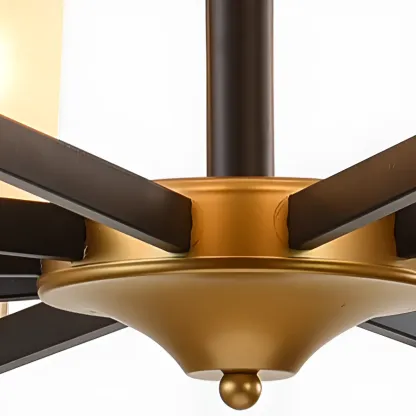 Modern Industrial Metal Chandelier for Living Room Image - 16