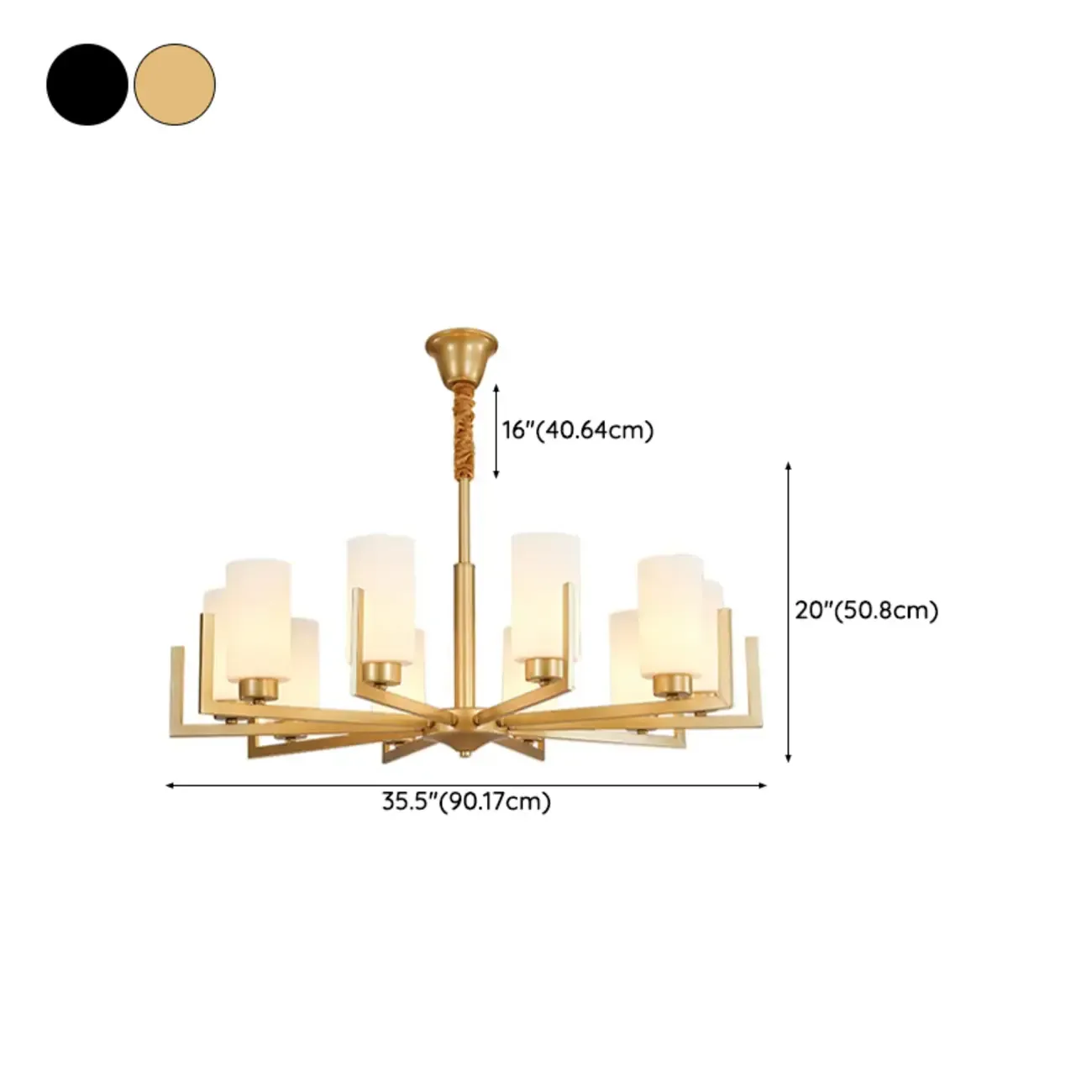 Modern Industrial Metal Chandelier for Living Room Image - 21