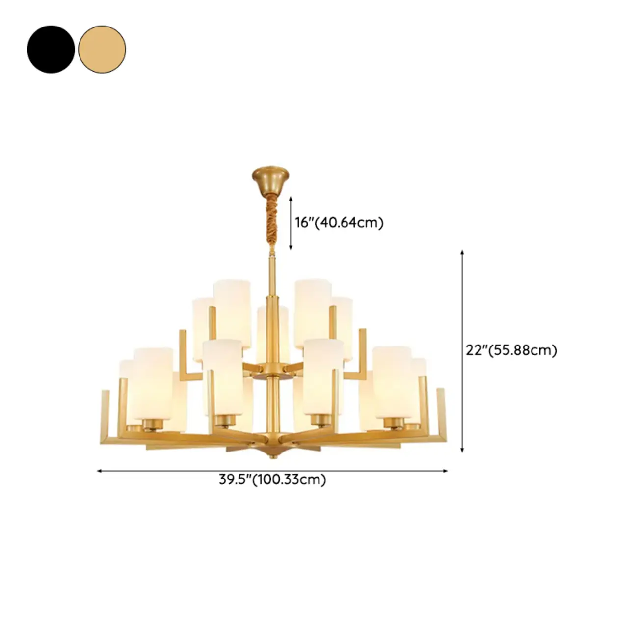 Modern Industrial Metal Chandelier for Living Room Image - 23 | homeyfad