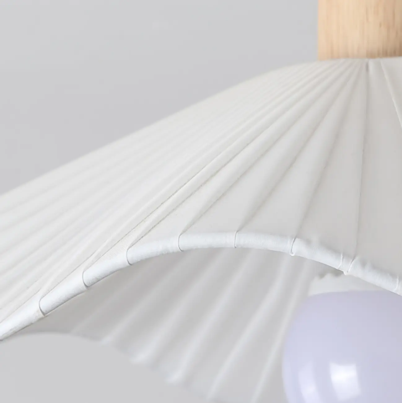 Modern Minimalistic Flush Ceiling Light with Fabric Shade Image - 11 | homeyfad