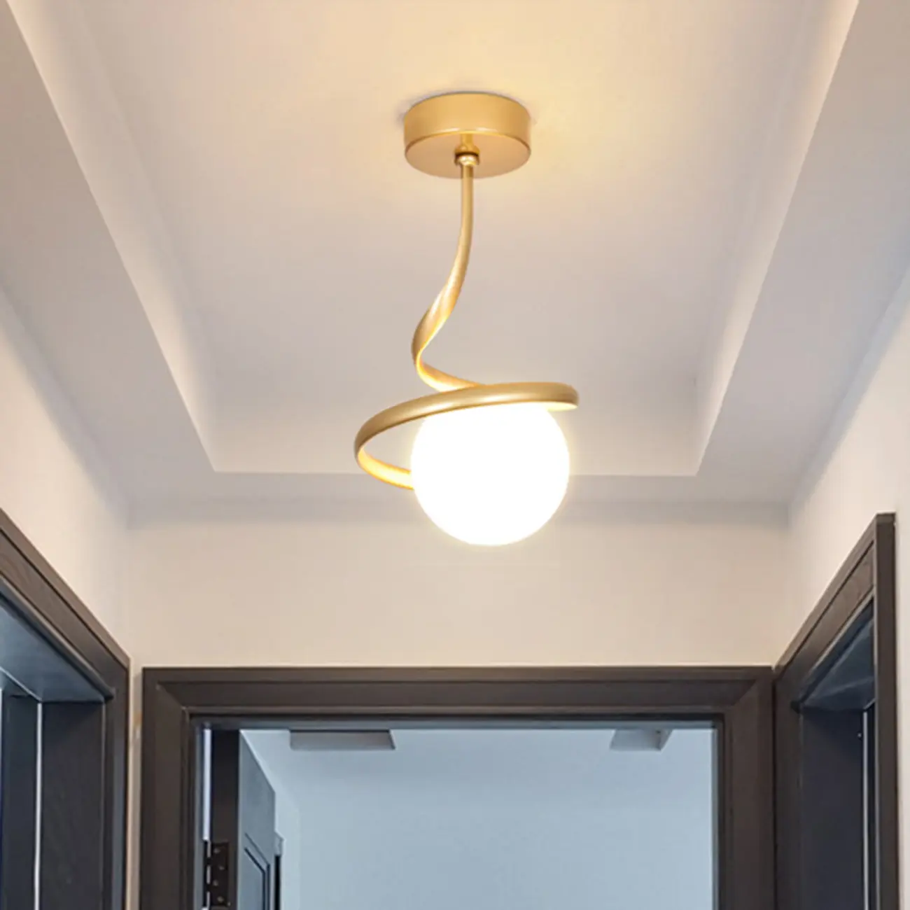 Creative Mini LED Ceiling Lamp for Living Room Elegance Image - 3 | homeyfad