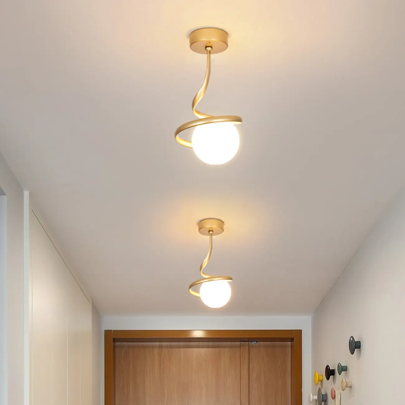 Creative Mini LED Ceiling Lamp for Living Room Elegance Image - 4 | homeyfad