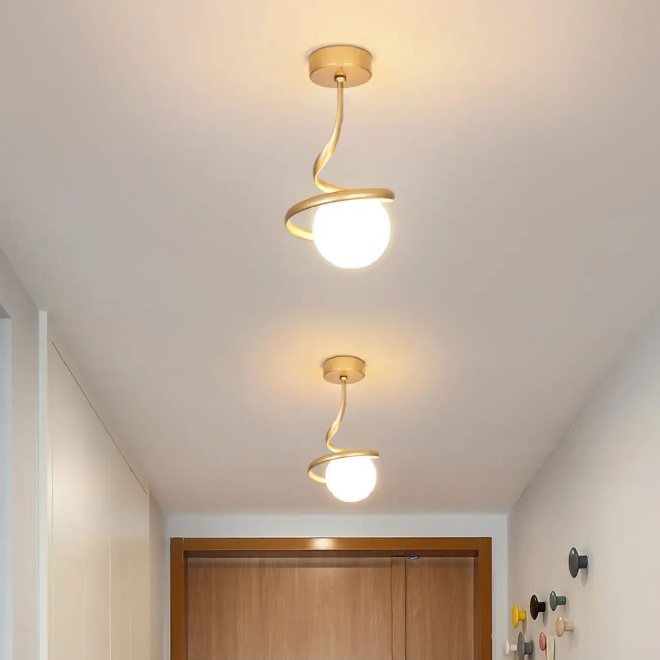 Creative Mini LED Ceiling Lamp for Living Room Elegance Image - 4