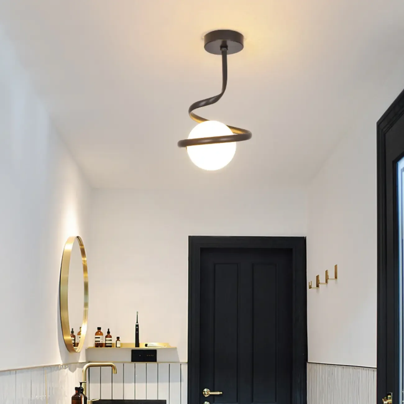 Creative Mini LED Ceiling Lamp for Living Room Elegance Image - 5