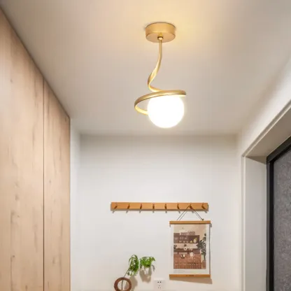 Creative Mini LED Ceiling Lamp for Living Room Elegance Image - 6