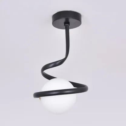 Creative Mini LED Ceiling Lamp for Living Room Elegance Image - 9
