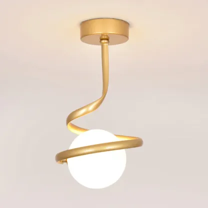 Creative Mini LED Ceiling Lamp for Living Room Elegance Image - 11