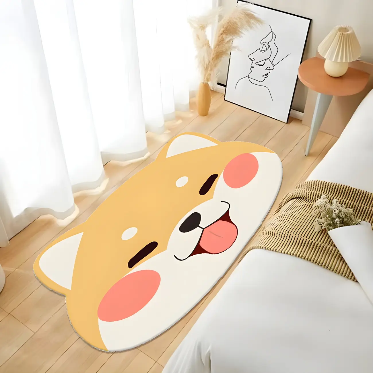 Kids	Novelty Polyester Area Rug with Animal Print Image - 1 | homeyfad