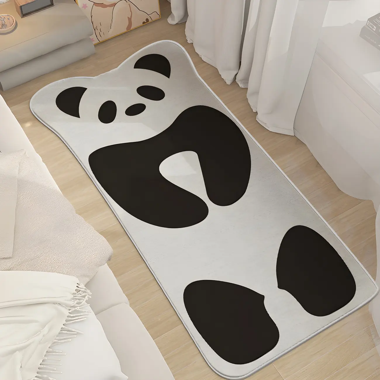 Kids Wool Animal Print Rectangle Area Rug Image - 1 | homeyfad