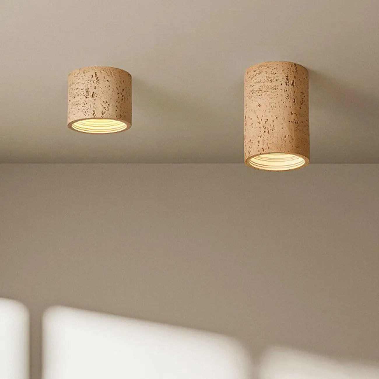 Dimmable Cylinder Flush Mount Ceiling Light for Indoor Use Image - 1 | homeyfad