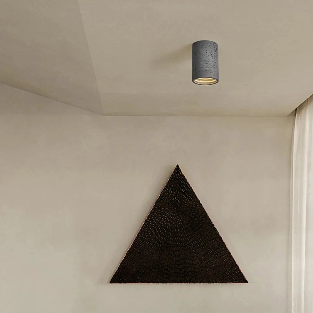 Dimmable Cylinder Flush Mount Ceiling Light for Indoor Use Image - 4 | homeyfad