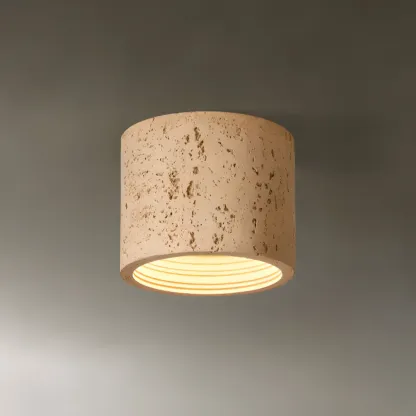 Dimmable Cylinder Flush Mount Ceiling Light for Indoor Use Image - 10