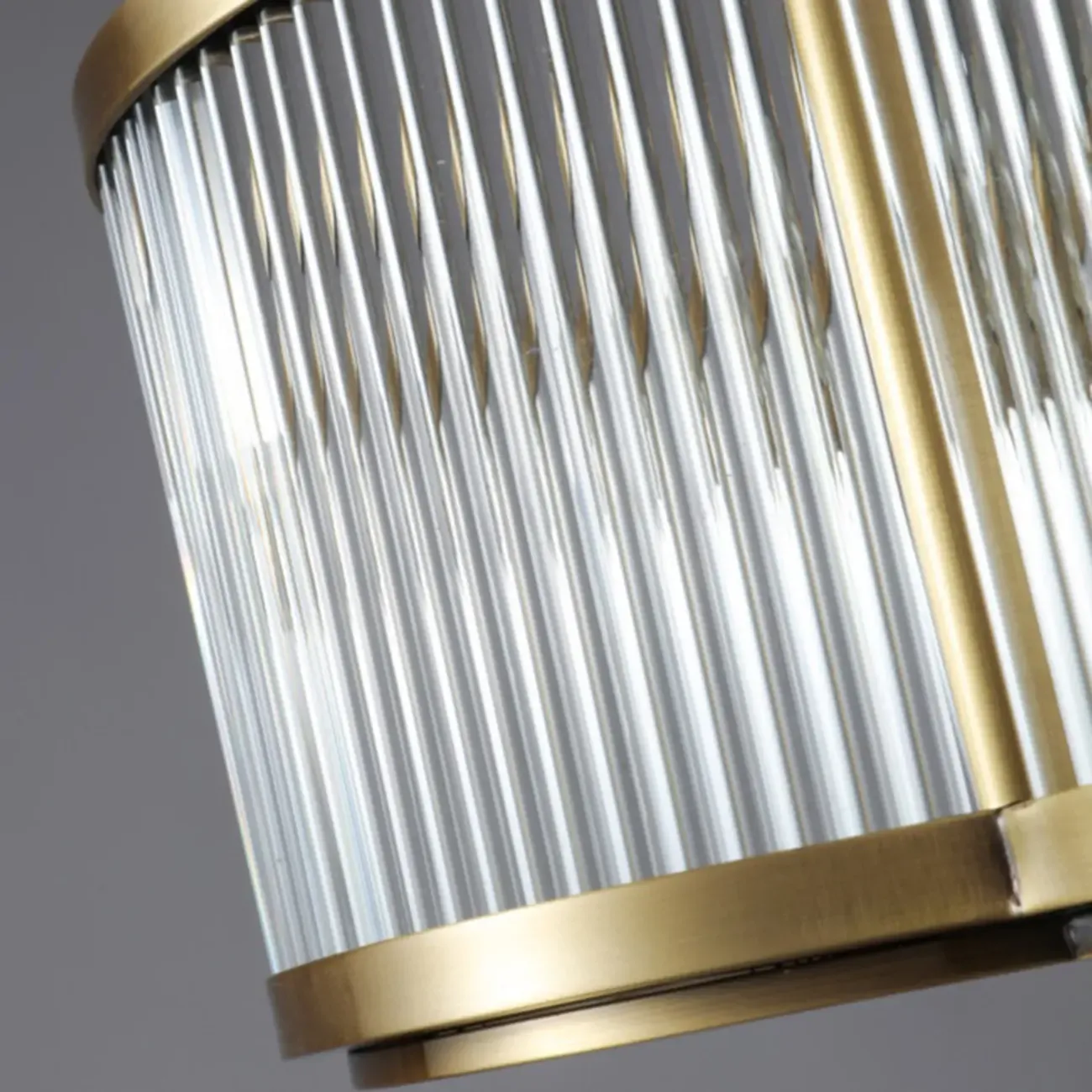 Modern Gold Semi Flush Ceiling Light for Living Room Image - 12