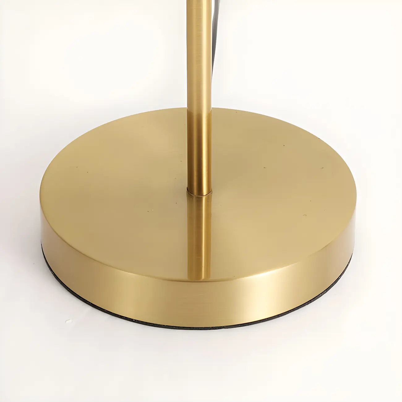 Modern White Glass Shade Goleden Table Lamp for Bedroom Image - 10 | homeyfad