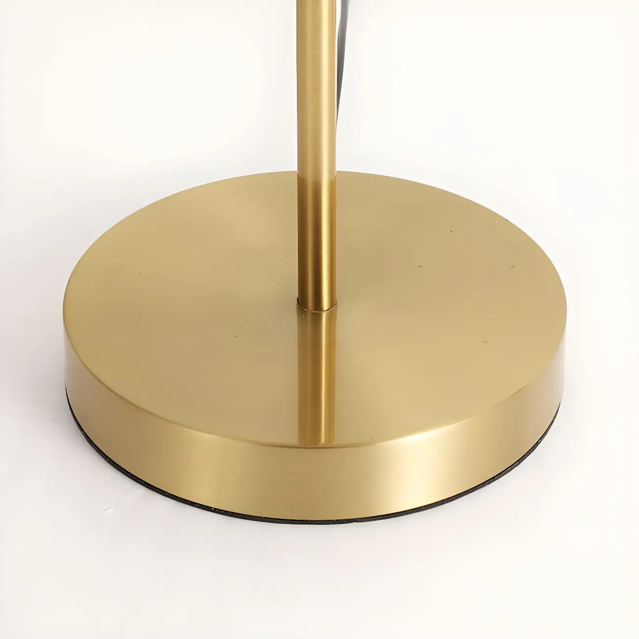 Modern White Glass Shade Goleden Table Lamp for Bedroom Image - 10