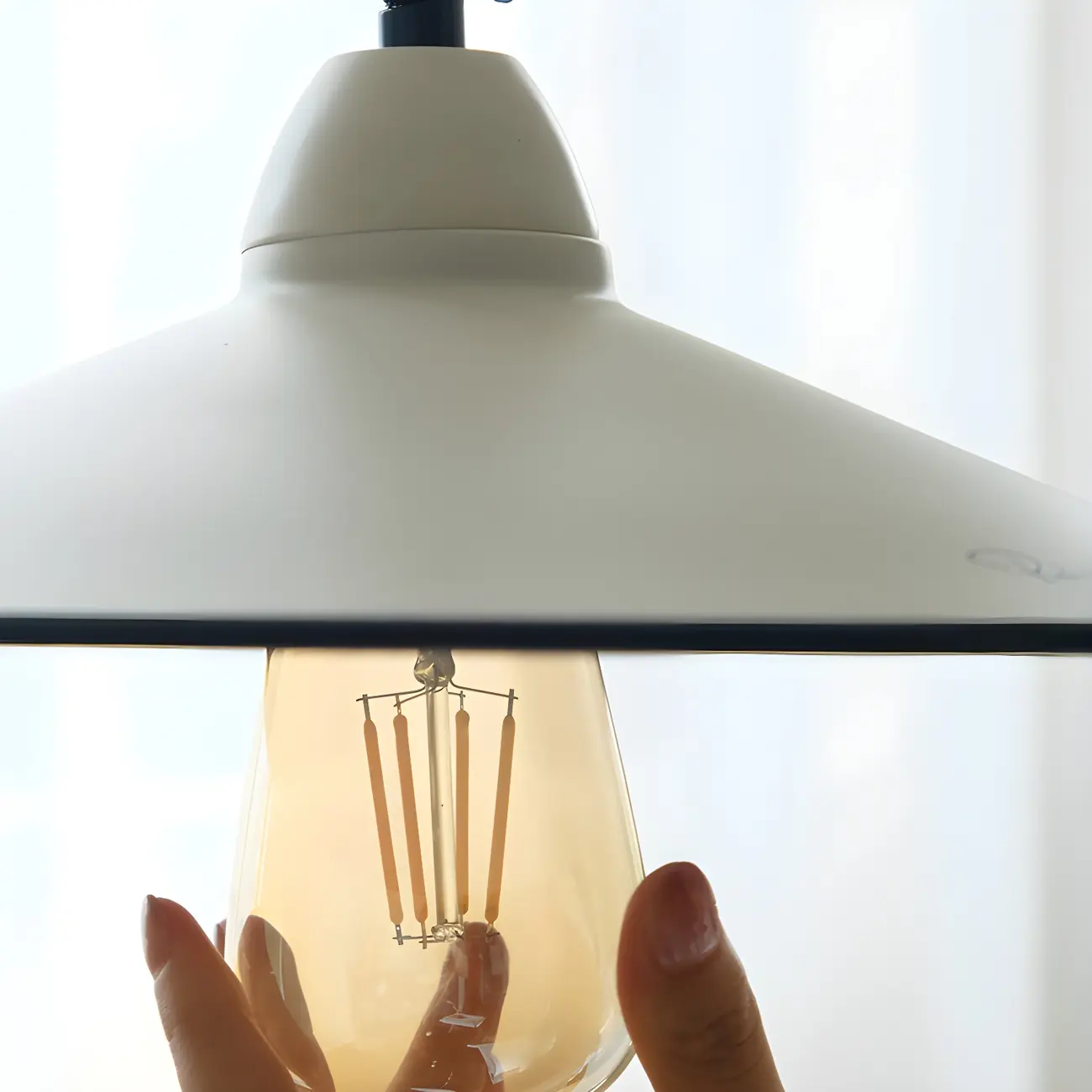 Contemporary Iron Arc Table Lamp in White for Living Room Image - 10 | homeyfad