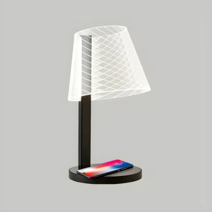Unique Acrylic Table Lamp Touch Light for Residential Image - 6