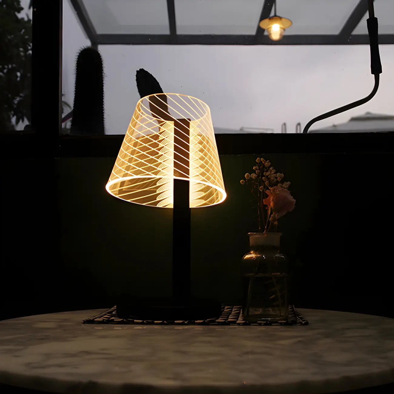 Unique Acrylic Table Lamp Touch Light for Residential Image - 12 | homeyfad