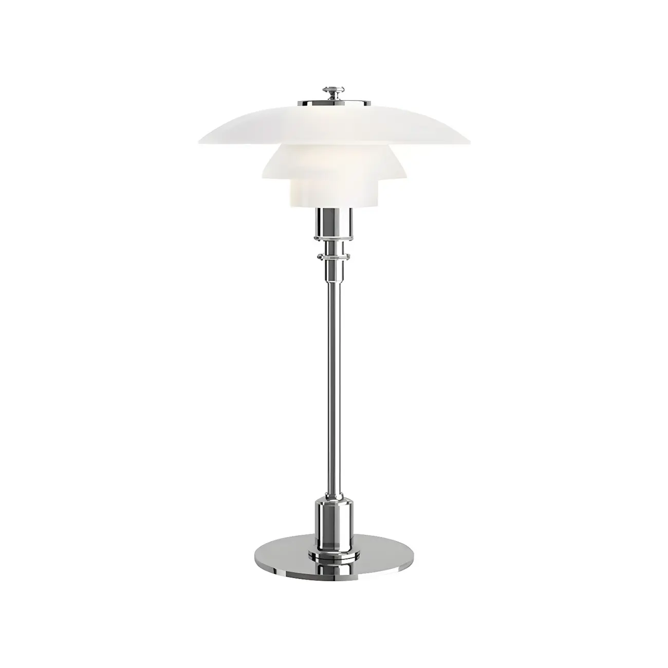 Modern White Glass Cone Table Lamp for Residential Image - 4 | homeyfad