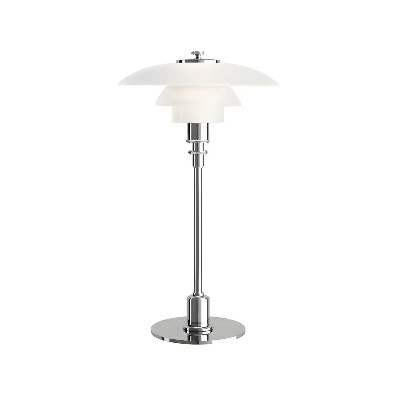 Modern White Glass Cone Table Lamp for Residential Image - 4
