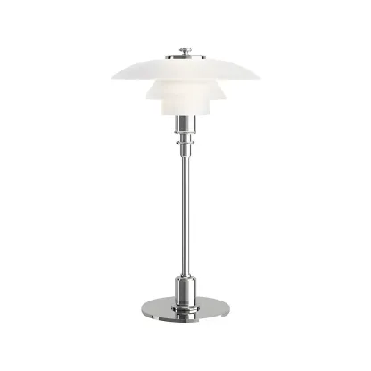 Modern White Glass Cone Table Lamp for Residential Image - 4