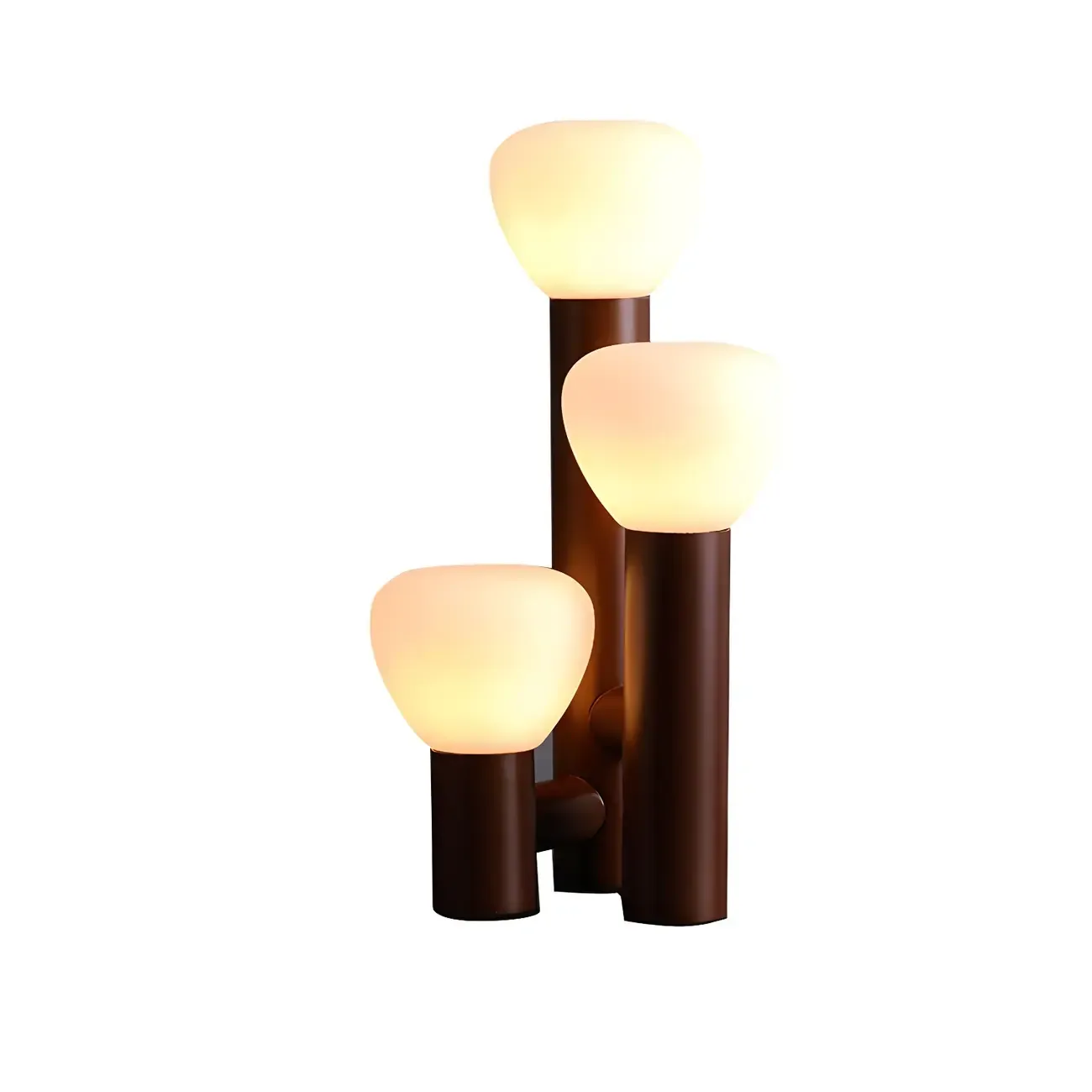 Modern Unique 3-Light Glass Table Lamp for Living Room Image - 6