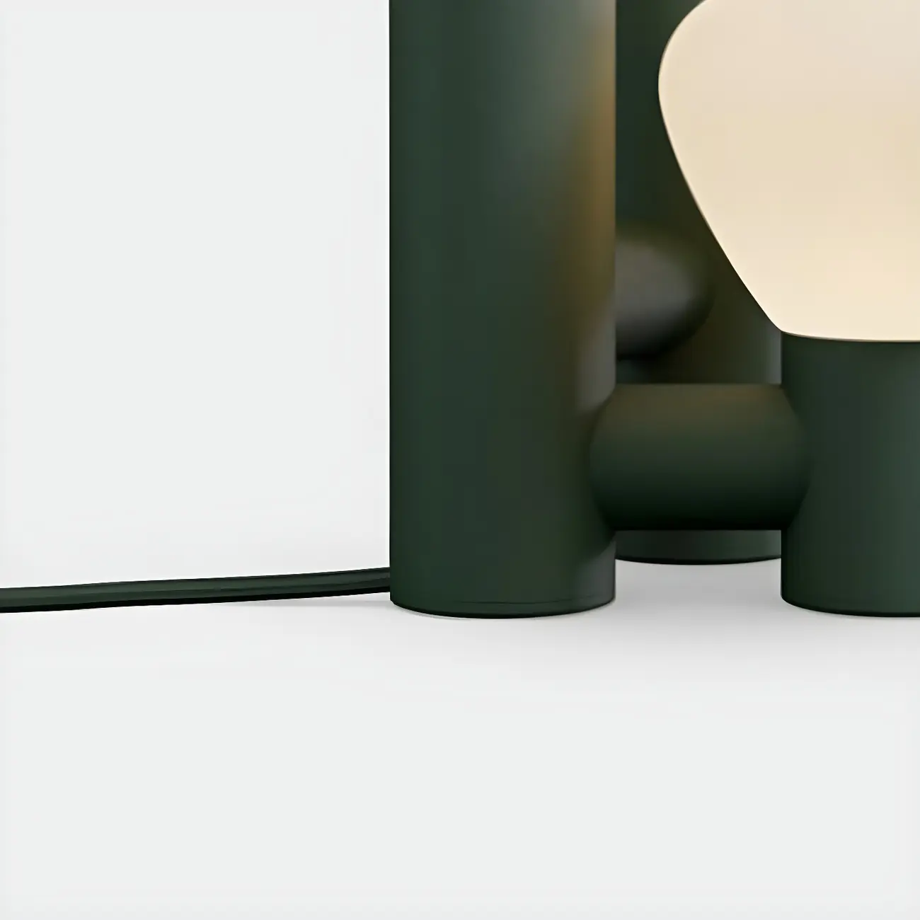 Modern Unique 3-Light Glass Table Lamp for Living Room Image - 9 | homeyfad