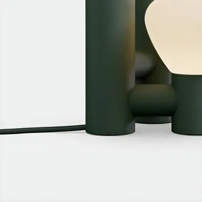 Modern Unique 3-Light Glass Table Lamp for Living Room Image - 9