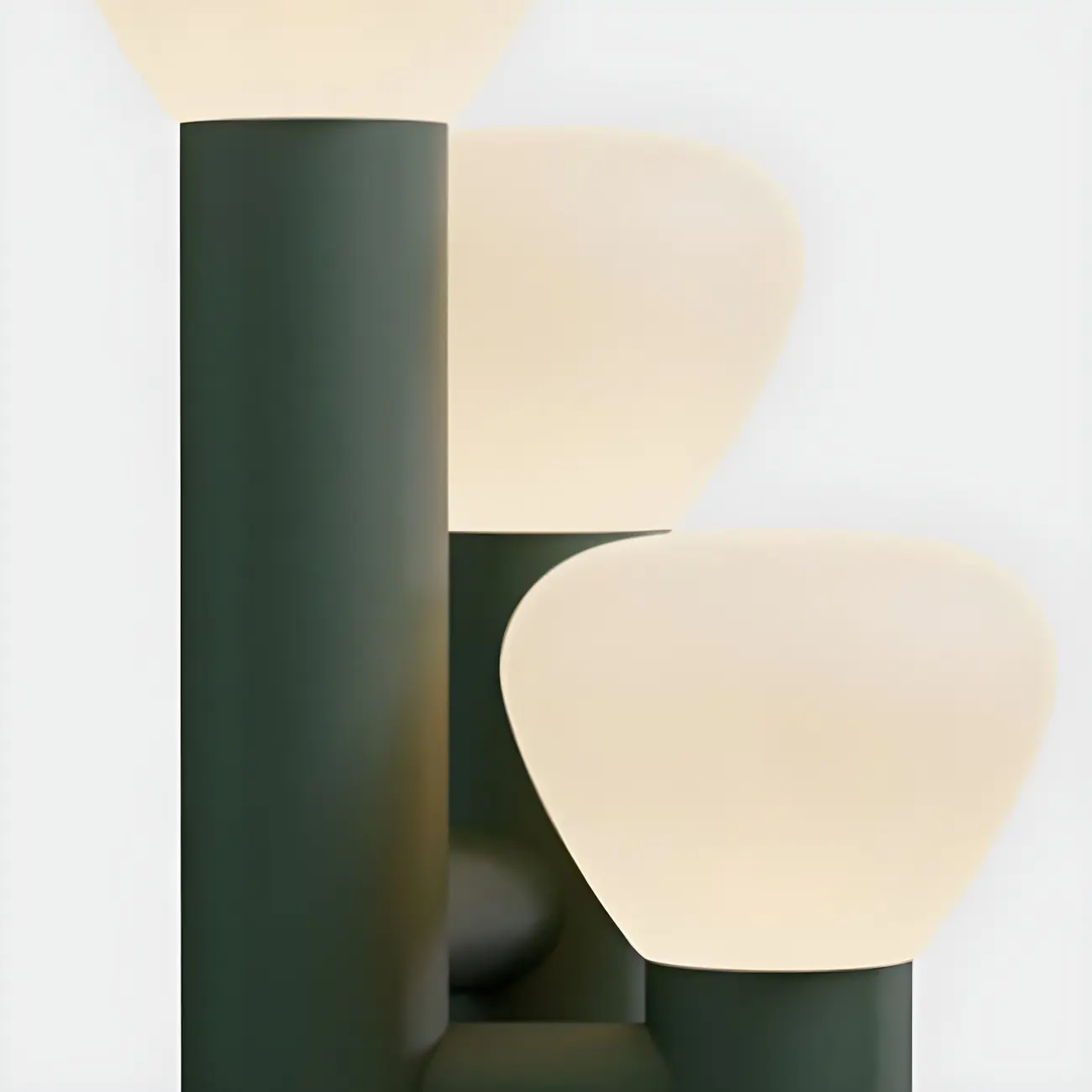 Modern Unique 3-Light Glass Table Lamp for Living Room Image - 10 | homeyfad