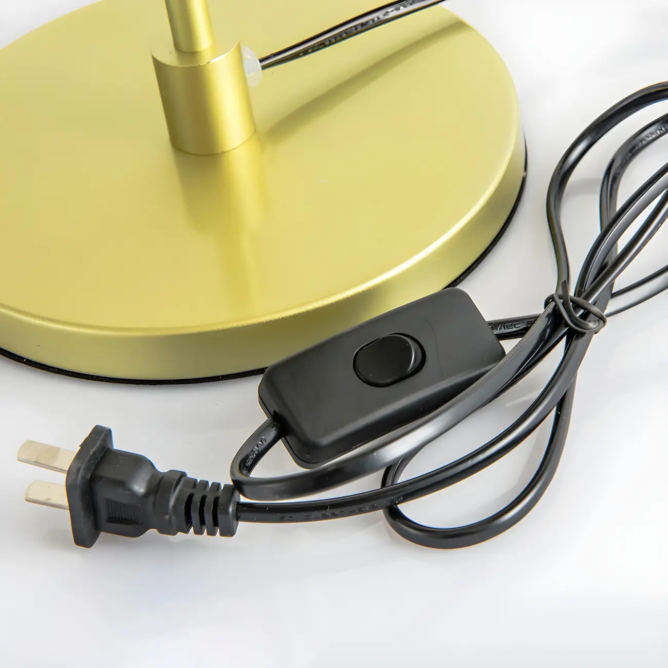 Simple Glass Dome Golden Table Lamp for Living Room Image - 11 | homeyfad