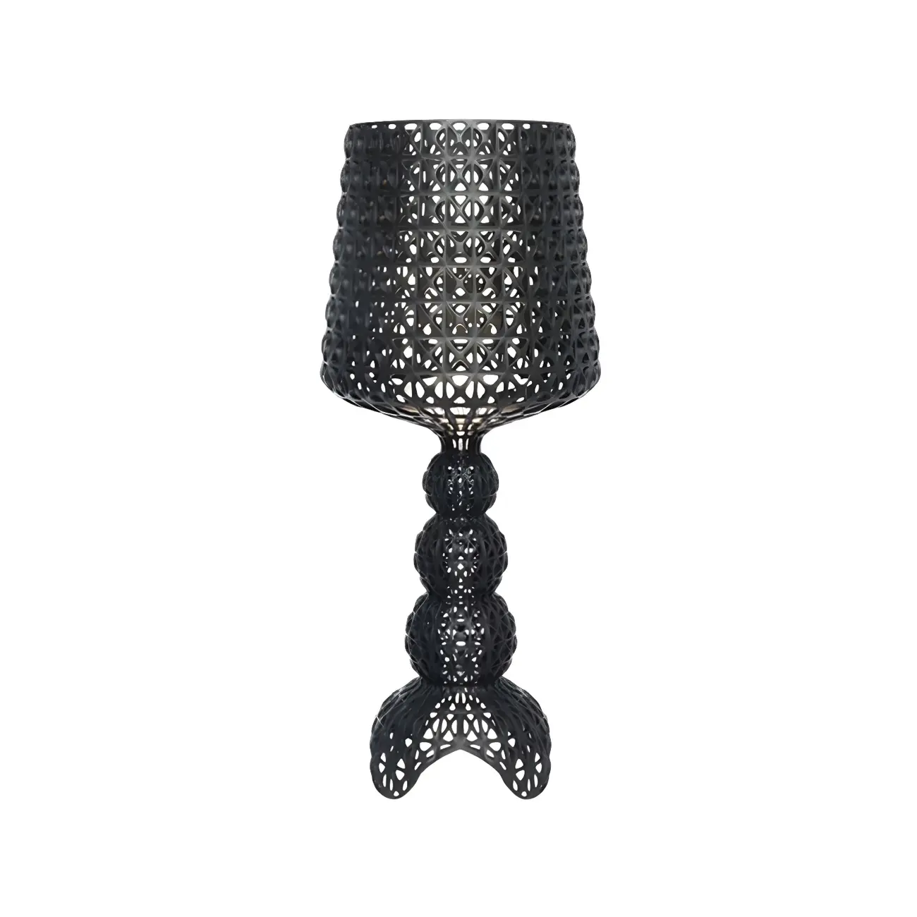 Stylish Black Acrylic Tripod Table Lamp for Residential Image - 2 | homeyfad