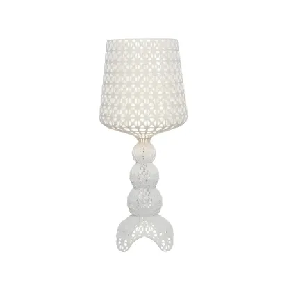 Stylish Black Acrylic Tripod Table Lamp for Residential Image - 4