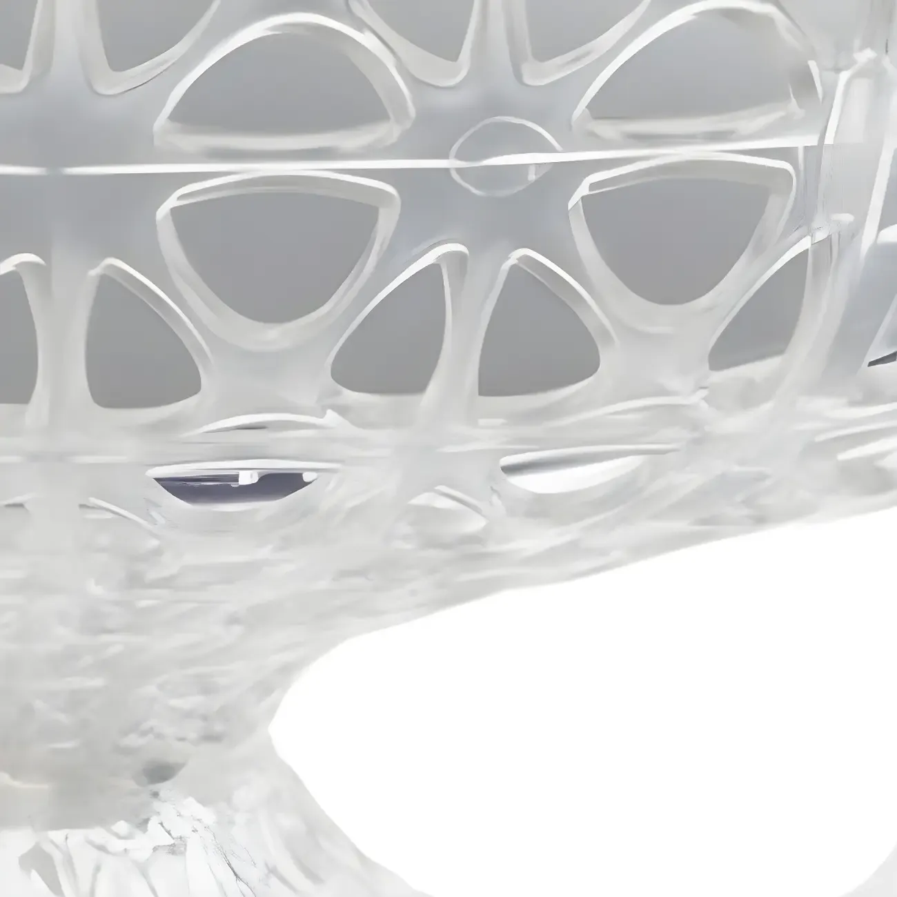 Stylish Black Acrylic Tripod Table Lamp for Residential Image - 10