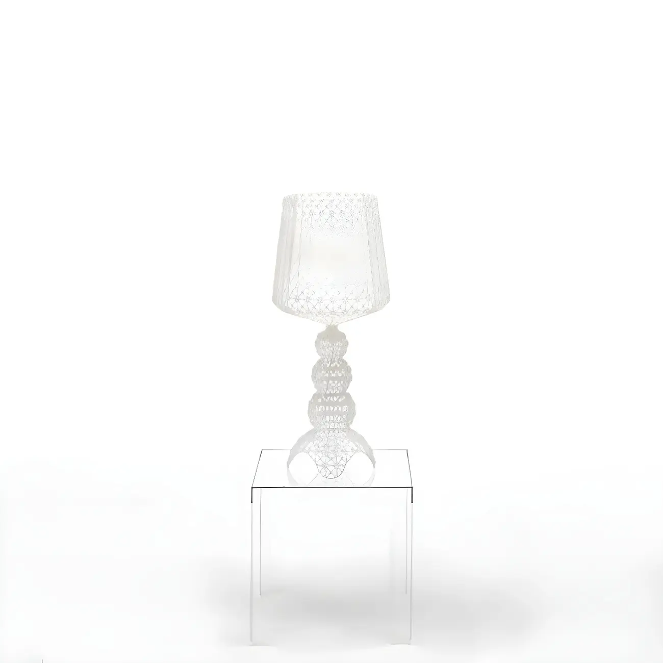 Stylish Black Acrylic Tripod Table Lamp for Residential Image - 12 | homeyfad