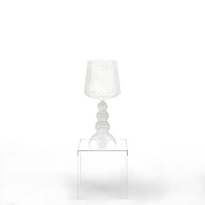 Stylish Black Acrylic Tripod Table Lamp for Residential Image - 12