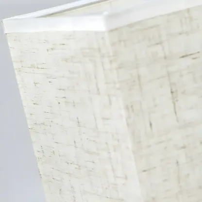 Rustic Rectangle Wooden Table Lamp for Bedroom Image - 7