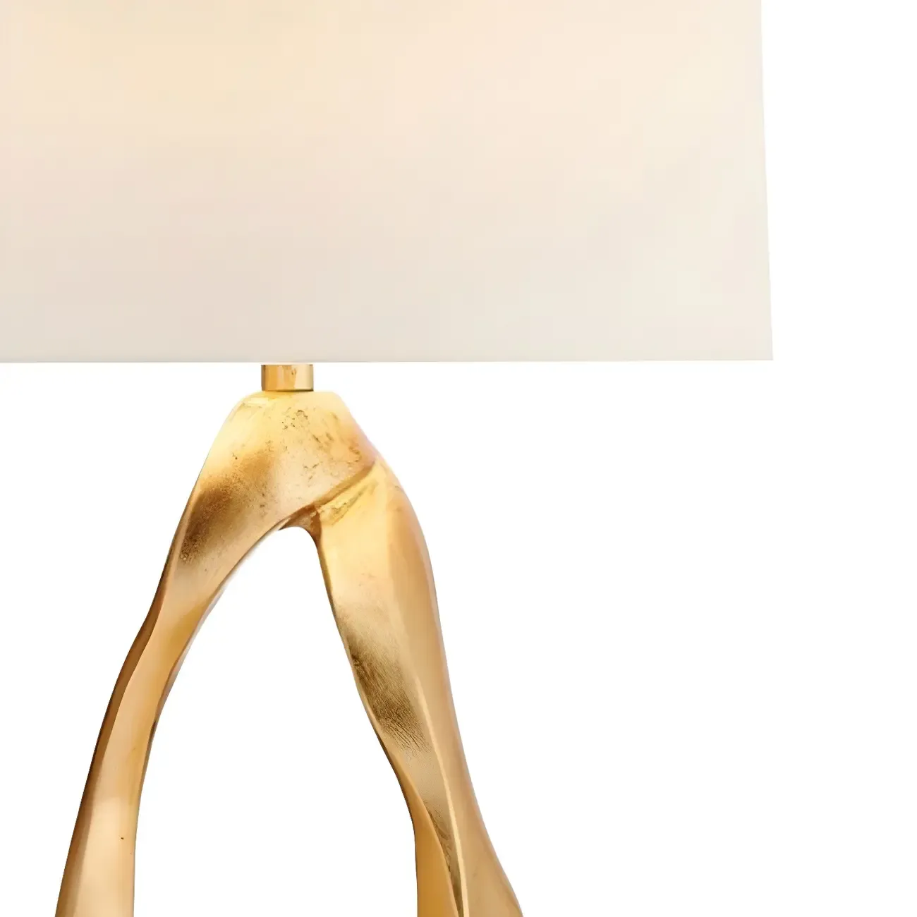 Modern Gold Base Desk Lamp Plug-In Electric for Bedroom Image - 4