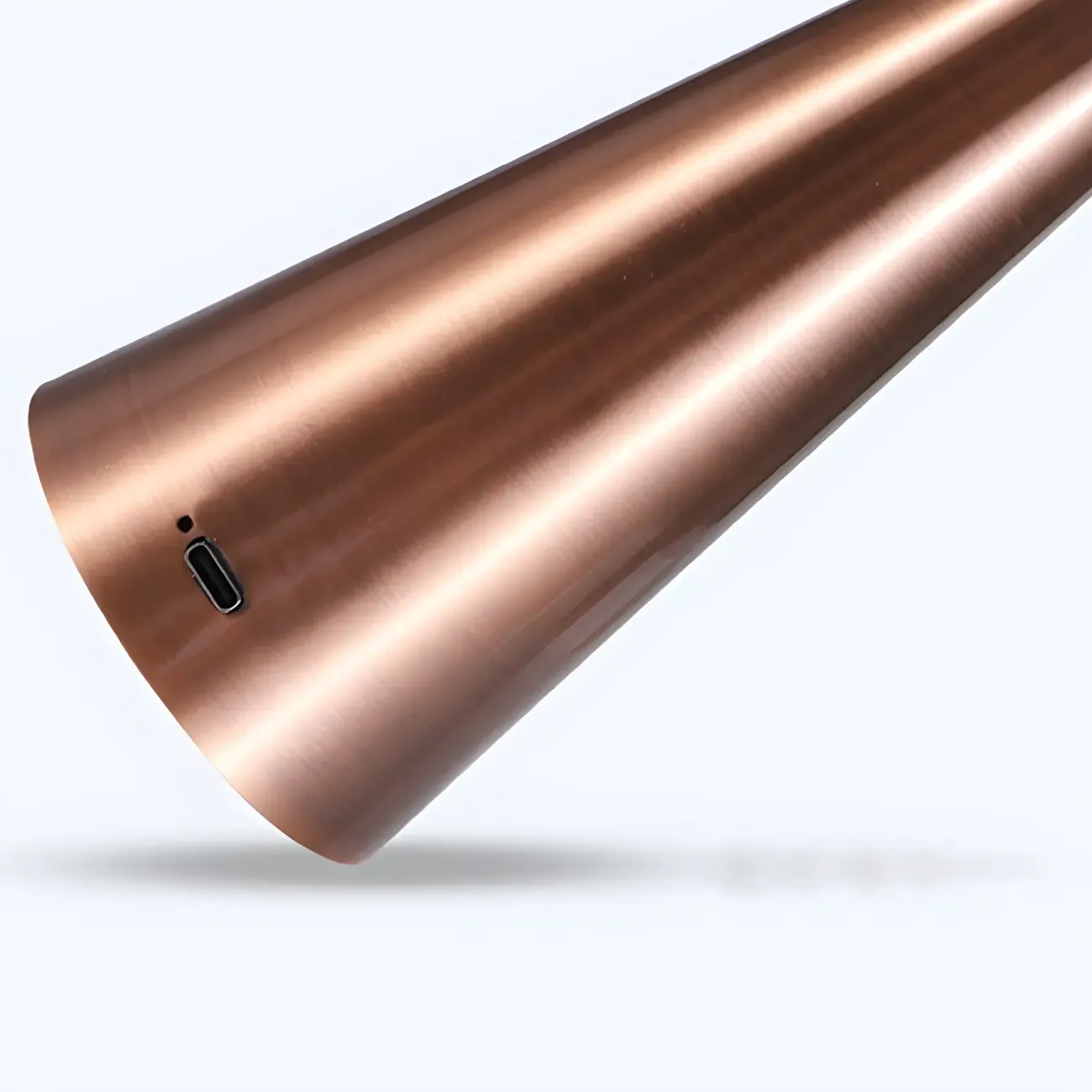 Contemporary Brass Table Lamp Rechargeable Power for Home Image - 6