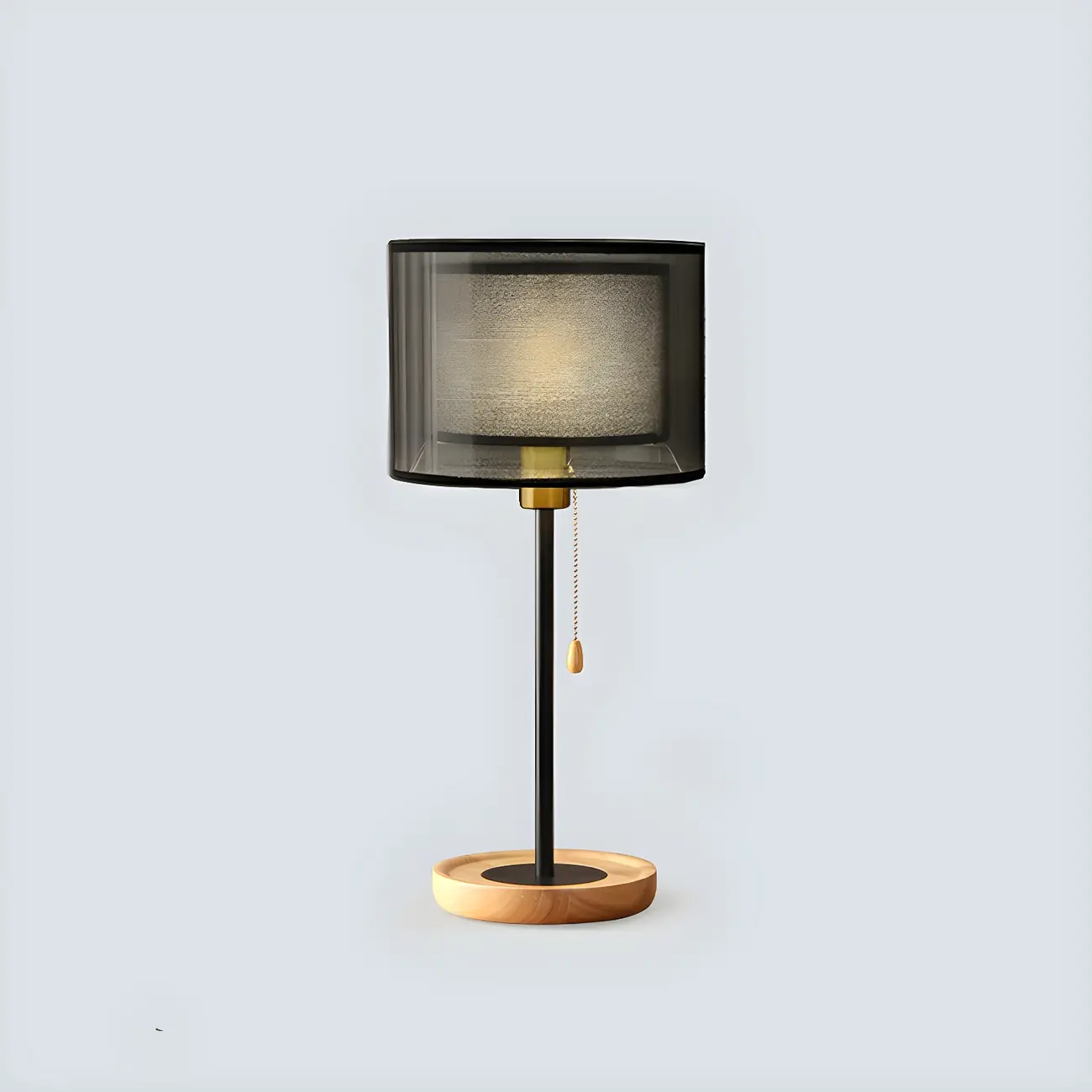 Modern Geometric Table Lamp Pull Chain Switch for Residential Image - 9 | homeyfad