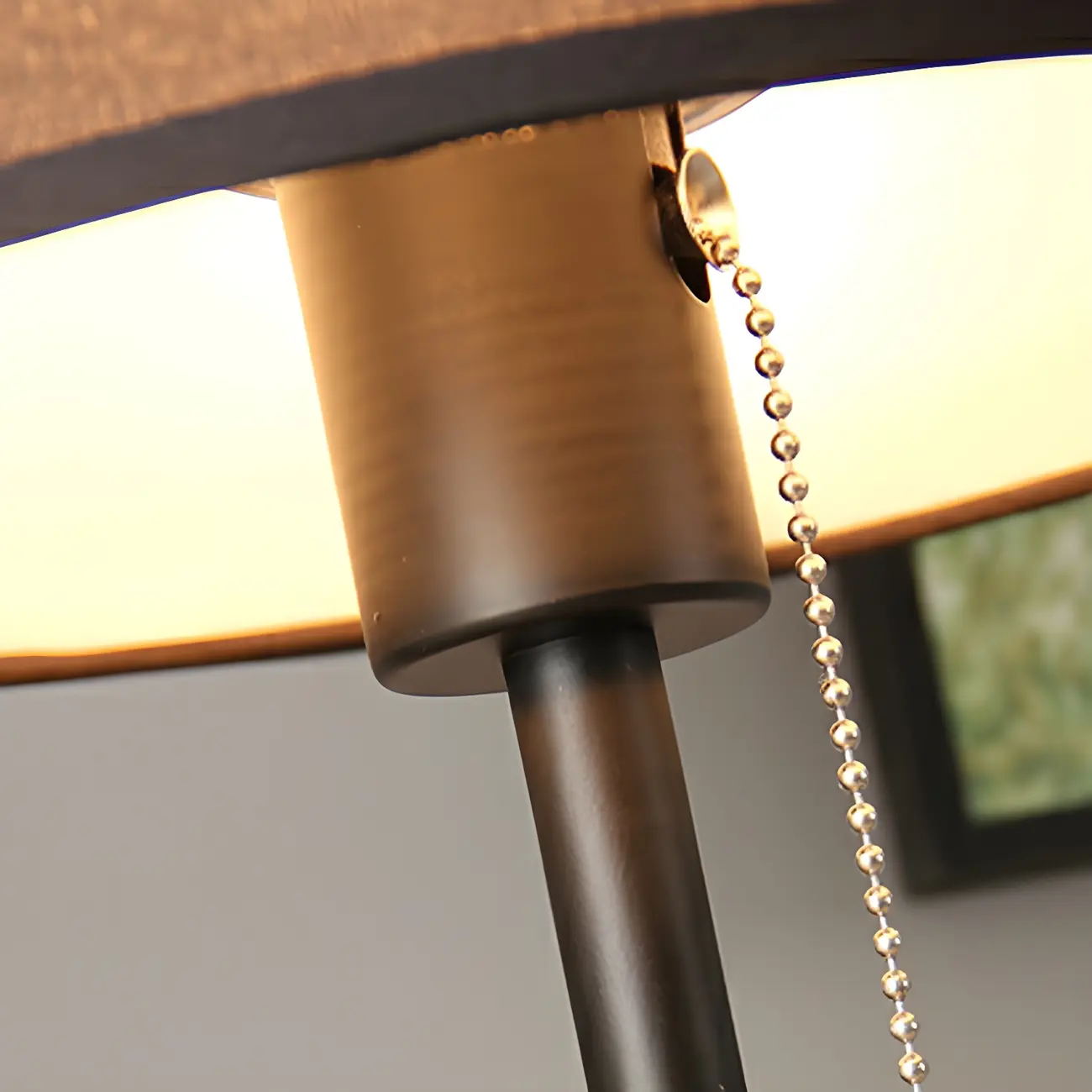 Modern Geometric Table Lamp Pull Chain Switch for Residential Image - 11 | homeyfad