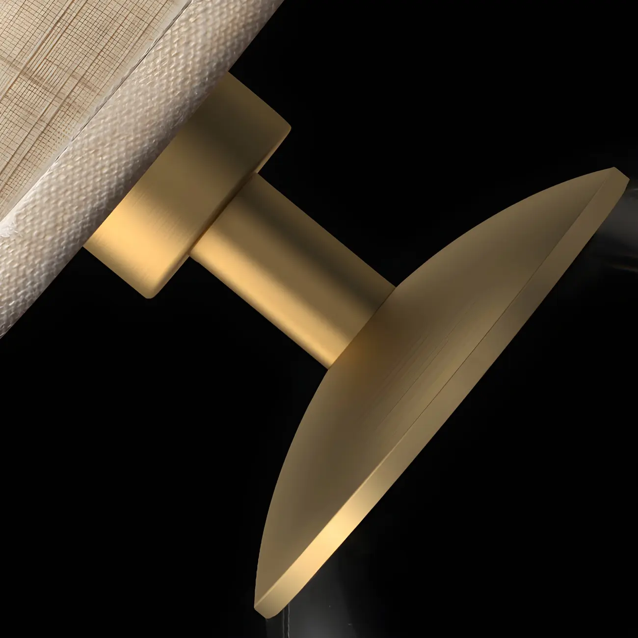 Elegant Clear Glass Bedside Lamp White Geomatric Shade Image - 9 | homeyfad