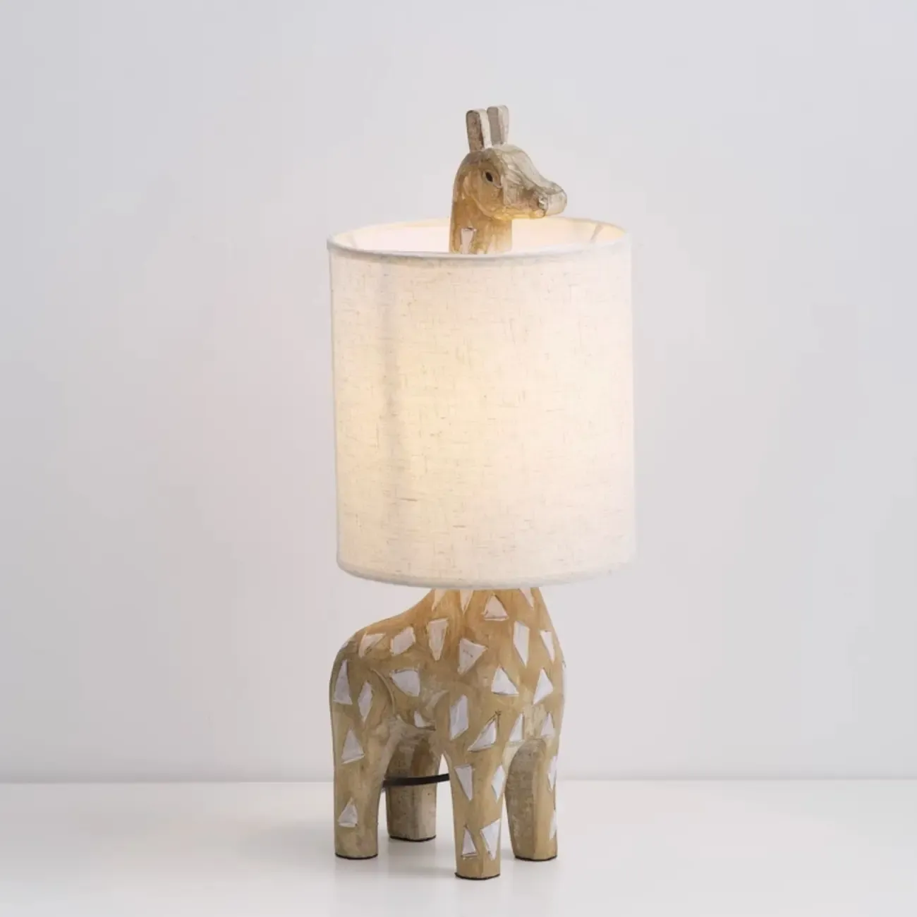 Nordic Animal Shape Wooden Table Lamp for Living Room Image - 10