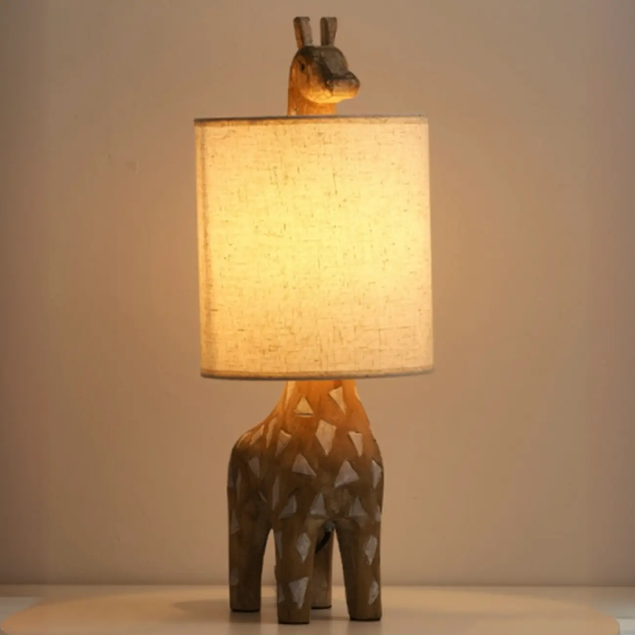 Nordic Animal Shape Wooden Table Lamp for Living Room Image - 11 | homeyfad