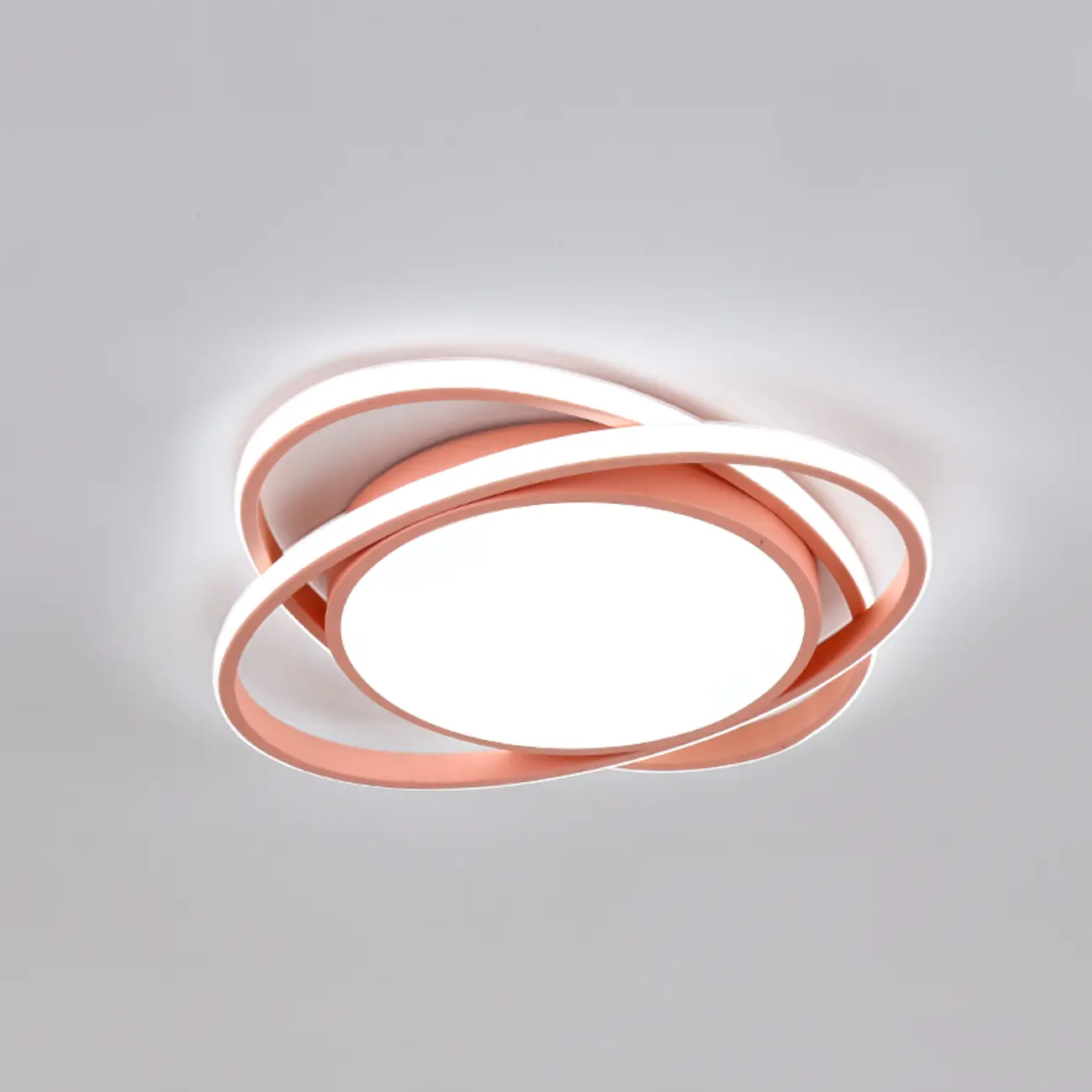 Modern Circular Flush Ceiling Light for Living Room Ambiance Image - 4 | homeyfad